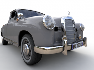 mercedes-benz 180d w120 poton pickup 1958 Modèle 3D