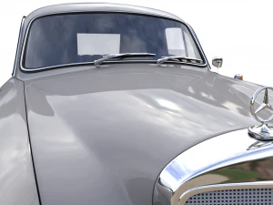 mercedes-benz 180d w120 poton pickup 1958 3D Model