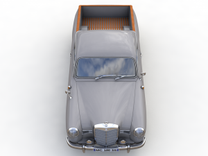 mercedes-benz 180d w120 poton pickup 1958 Modèle 3D