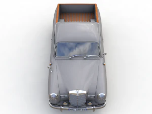 mercedes-benz 180d w120 poton pickup 1958 3D Model