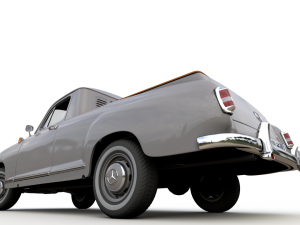 mercedes-benz 180d w120 poton pickup 1958 Modèle 3D