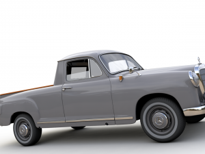 mercedes-benz 180d w120 poton pickup 1958 Modèle 3D