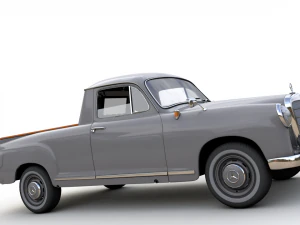 mercedes-benz 180d w120 poton pickup 1958 3D Model