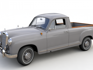 mercedes-benz 180d w120 poton pickup 1958 Modèle 3D