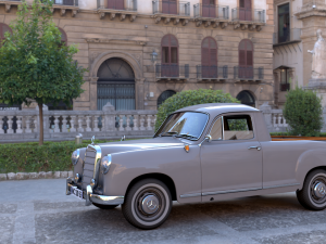 mercedes-benz 180d w120 poton pickup 1958 Modèle 3D