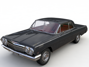 Chevy impala ss coupe 1962 3D Model