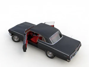 Chevy impala ss coupe 1962 3D Model