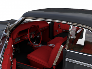 Chevy impala ss coupe 1962 3D Model