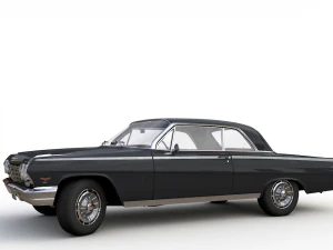Chevy impala ss coupe 1962 3D Model