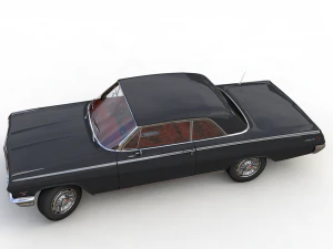 Chevy impala ss coupe 1962 3D Model