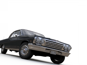 Chevy impala ss coupe 1962 3D Model