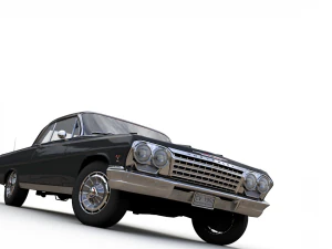 Chevy impala ss coupe 1962 3D Model