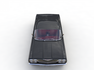 Chevy impala ss coupe 1962 3D Model