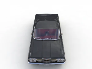Chevy impala ss coupe 1962 3D Model