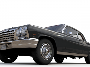 Chevy impala ss coupe 1962 3D Model