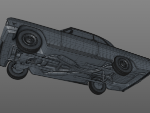 Chevy impala ss coupe 1962 3D Model