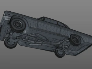 Chevy impala ss coupe 1962 3D Model