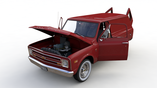 1970 chevy sales panel van
