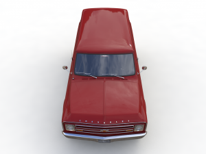 chevy c10 panel truck 1968 Model 3D