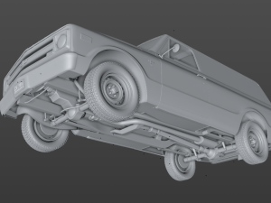 chevy c10 panel truck 1968 Model 3D