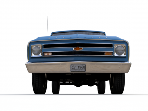 chevy c10 pickup fleetside truck 1968 3Dモデル