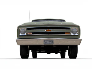 chevy c10 pickup stepside truck 1968 3D Model