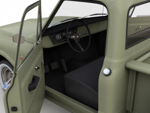 chevy c10 pickup stepside truck 1968 3D Model