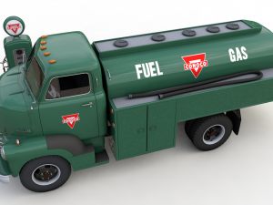 chevy 6400 fuel truck 1949 3Dモデル