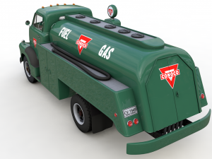 chevy 6400 fuel truck 1949 3Dモデル