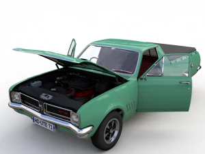 holden hg ute gts 1971 3D Model
