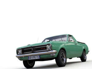 holden hg ute gts 1971 3D Model