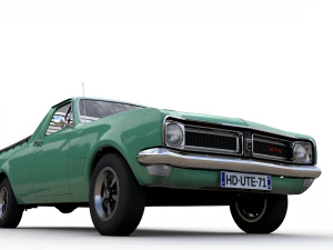 holden hg ute gts 1971 3D Model