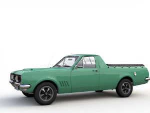 holden hg ute gts 1971 3D Model