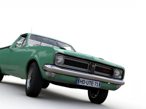 holden hg ute gts 1971 3D Model