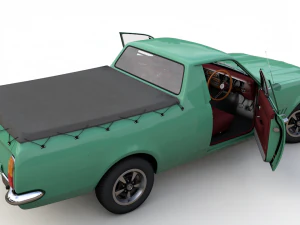 holden hg ute gts 1971 3D Model