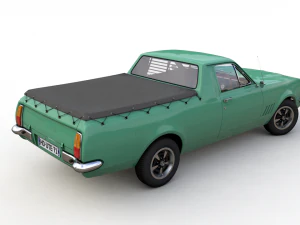 holden hg ute gts 1971 3D Model