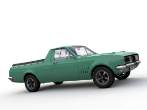 holden hg ute gts 1971 3D Model