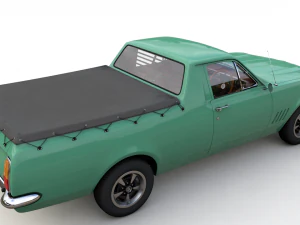 holden hg ute gts 1971 3D Model