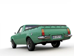 holden hg ute gts 1971 3D Model