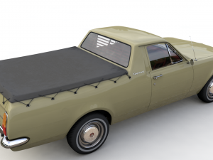 holden hg ute kingswood 1970 3D मॉडल