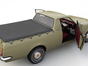 holden hg ute kingswood 1970 3D मॉडल