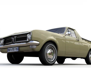 holden hg ute kingswood 1970 3D Model