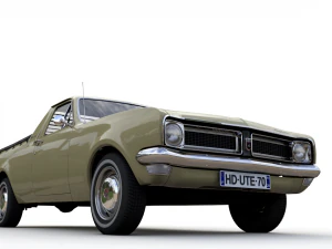 holden hg ute kingswood 1970 3D Model