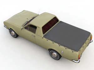 holden hg ute kingswood 1970 3D Model