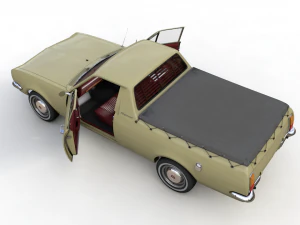 holden hg ute kingswood 1970 3D Model