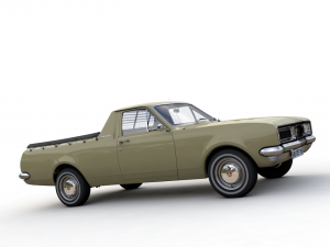 holden hg ute kingswood 1970 3D मॉडल