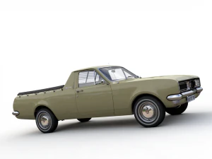 holden hg ute kingswood 1970 3D Model