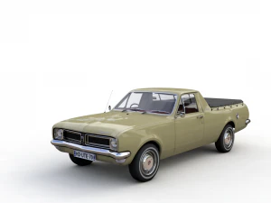 holden hg ute kingswood 1970 3D Model