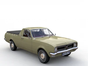 holden hg ute kingswood 1970 3D Model