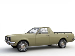 holden hg ute kingswood 1970 3D Model